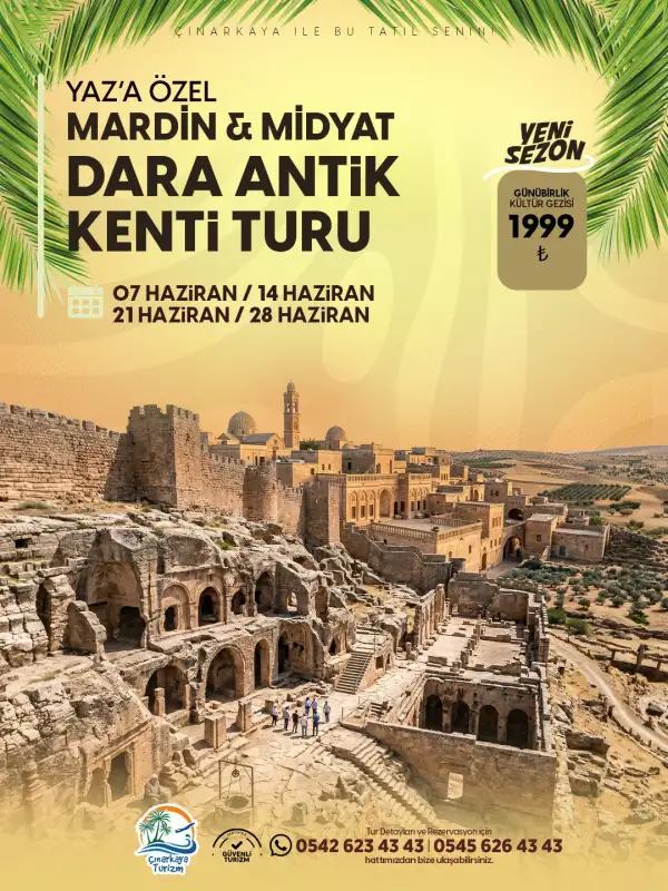 GÜNÜBİRLİK MARDİN-MİDYAT -DARA TURU