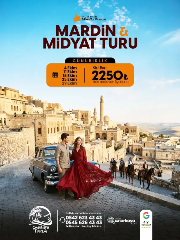 GÜNÜBİRLİK MARDİN-MİDYAT -DARA TURU